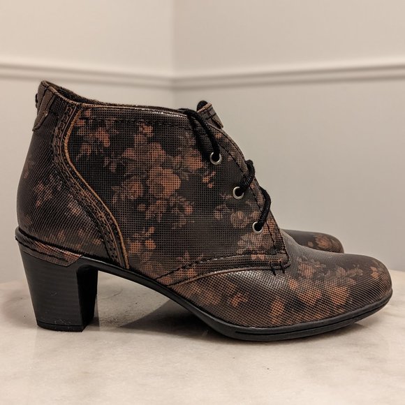 Rockport Cobb Hill Collection Lace-Up Oxford Inspired Heeled Boots (Size 8 US) - Picture 1 of 4
